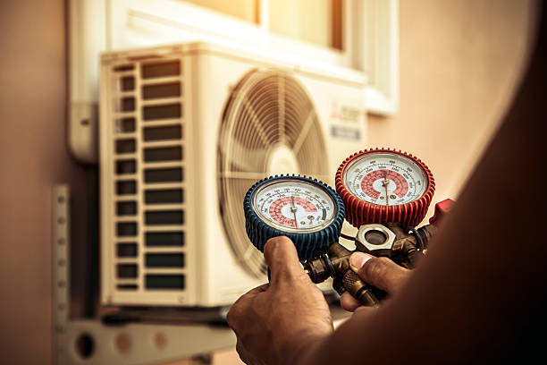 Professional Hvac Maintenance technician working in Weston, WI